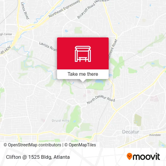 Clifton @ 1525 Bldg map