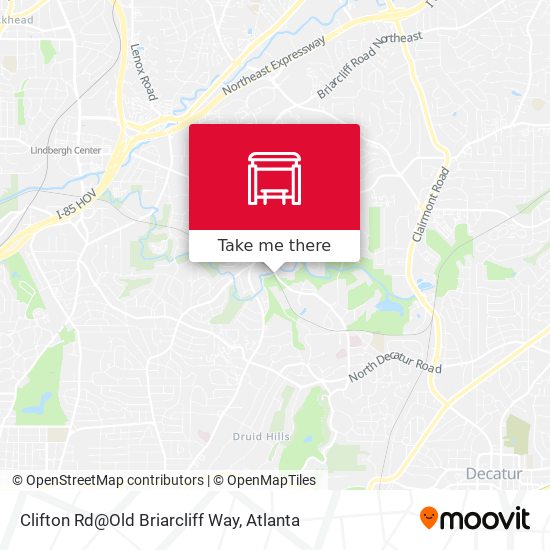 Mapa de Clifton Rd@Old Briarcliff Way