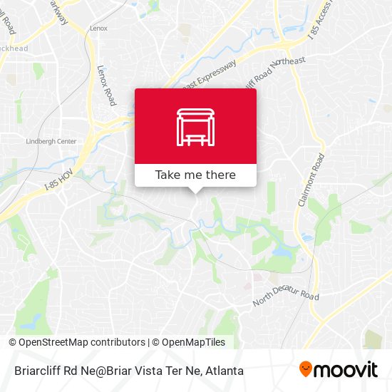 Mapa de Briarcliff Rd Ne@Briar Vista Ter Ne