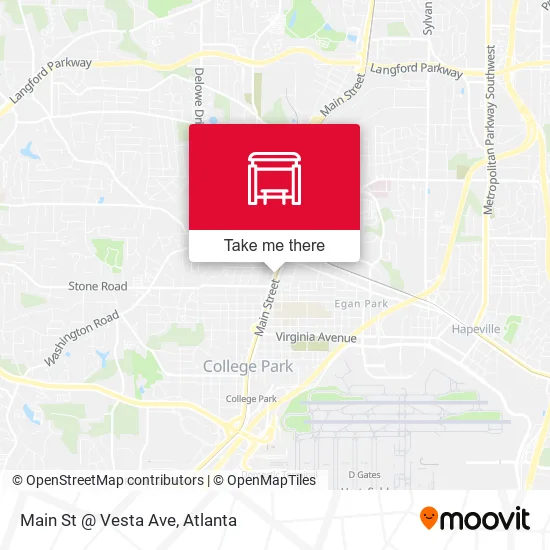Mapa de Main St @ Vesta Ave