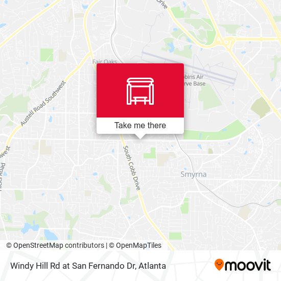 Windy Hill Rd at San Fernando Dr map