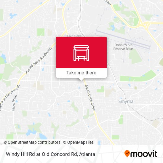 Windy Hill Rd at Old Concord Rd map