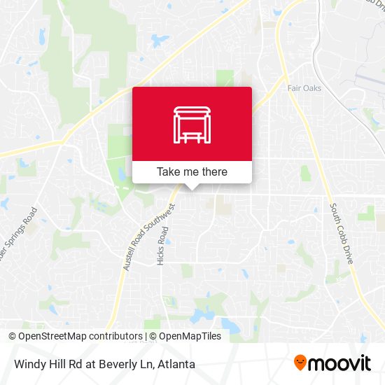 Windy Hill Rd at Beverly Ln map