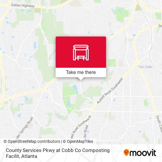 County Services Pkwy at Cobb Co Composting Facilit map