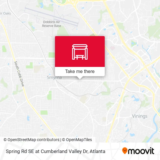 Mapa de Spring Rd SE at Cumberland Valley Dr
