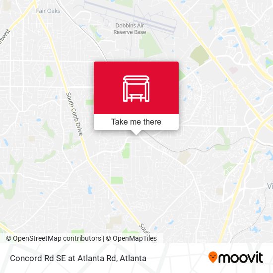 Concord Rd SE at Atlanta Rd map