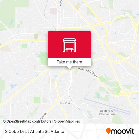 S Cobb Dr at Atlanta St map
