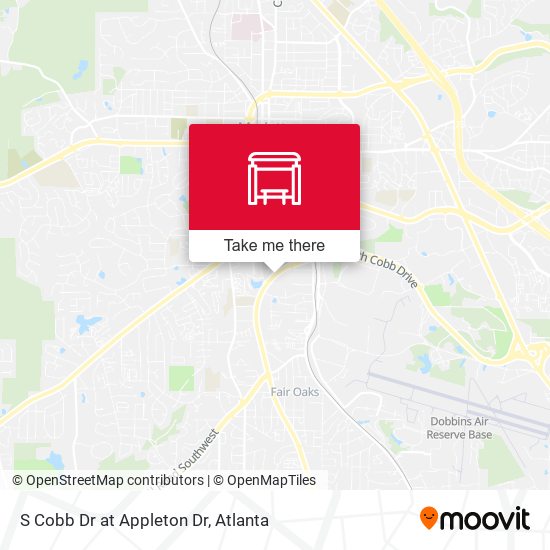 Mapa de S Cobb Dr at Appleton Dr