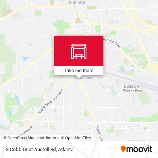S Cobb Dr at Austell Rd map