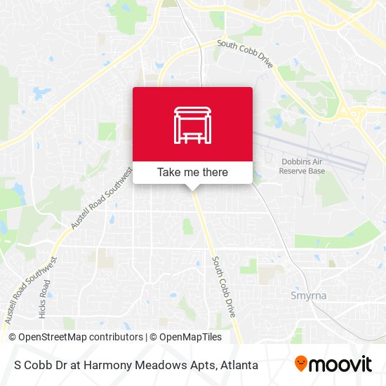 S Cobb Dr at Harmony Meadows Apts map