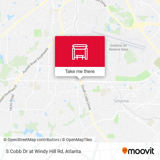 S Cobb Dr at Windy Hill Rd map