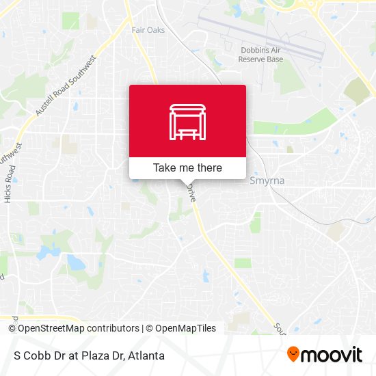 S Cobb Dr at Plaza Dr map
