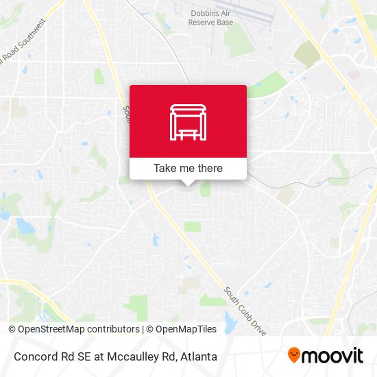 Concord Rd SE at Mccaulley Rd map