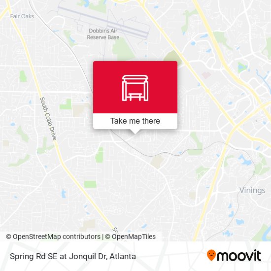 Spring Rd SE at Jonquil Dr map