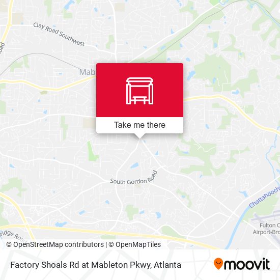 Mapa de Factory Shoals Rd at Mableton Pkwy