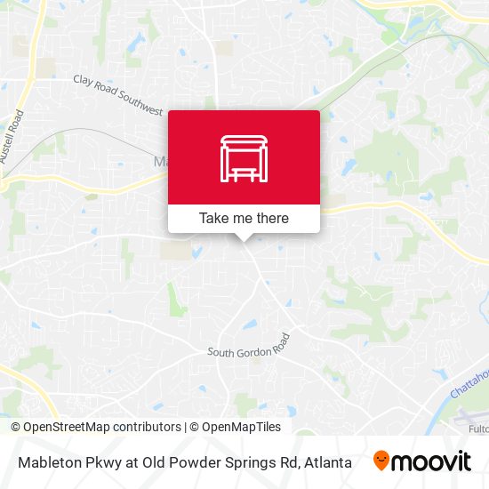 Mapa de Mableton Pkwy at Old Powder Springs Rd