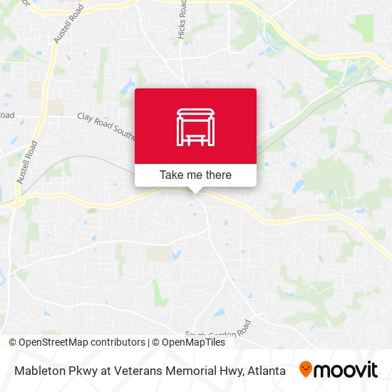 Mableton Pkwy at Veterans Memorial Hwy map