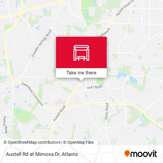 Austell Rd at Mimosa Dr map