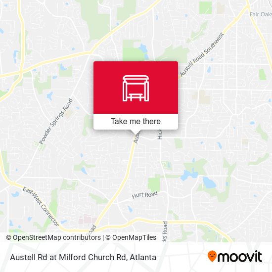 Austell Rd at Milford Church Rd map