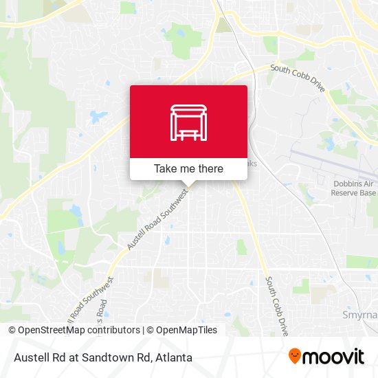 Austell Rd at Sandtown Rd map