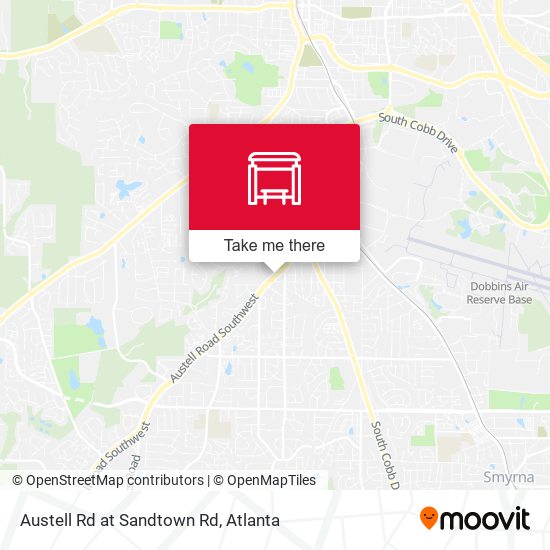 Austell Rd at Sandtown Rd map