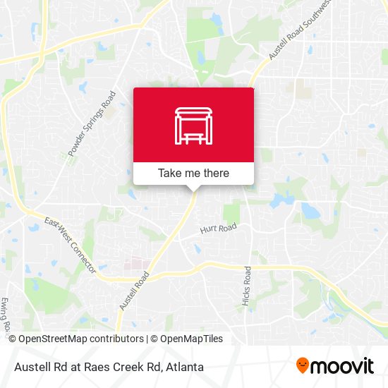 Austell Rd at Raes Creek Rd map