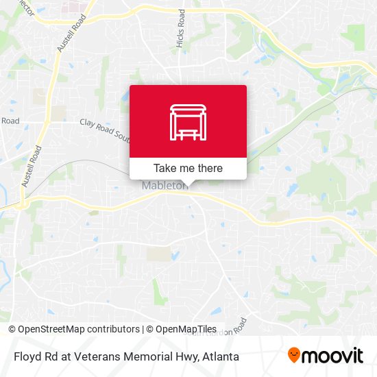 Floyd Rd at Veterans Memorial Hwy map