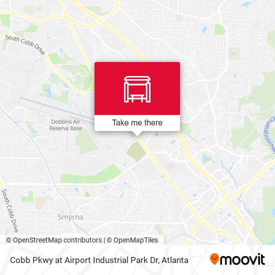 Mapa de Cobb Pkwy at Airport Industrial Park Dr