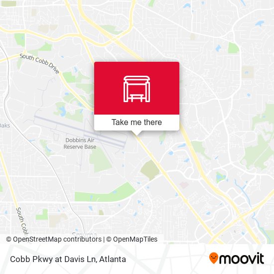 Cobb Pkwy at Davis Ln map