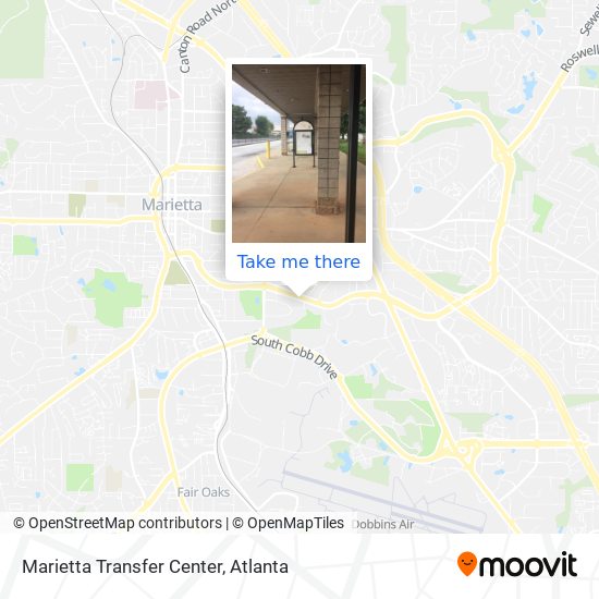 Mapa de Marietta Transfer Center