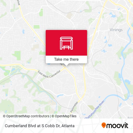 Cumberland Blvd at S Cobb Dr map