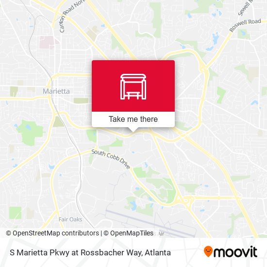 S Marietta Pkwy at Rossbacher Way map
