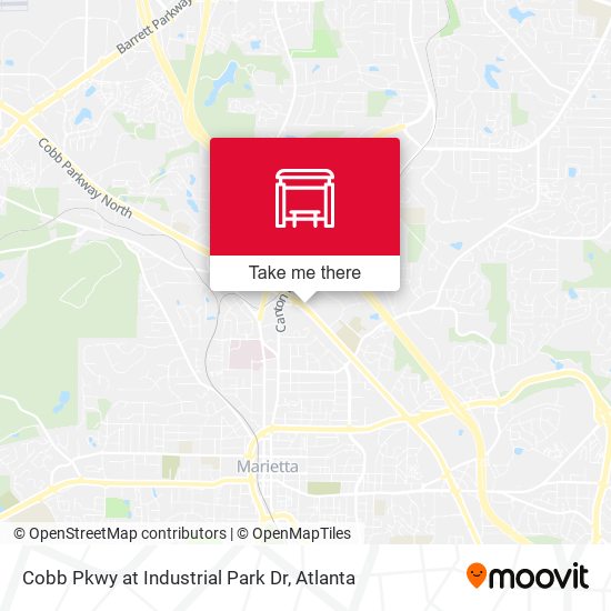 Mapa de Cobb Pkwy at Industrial Park Dr