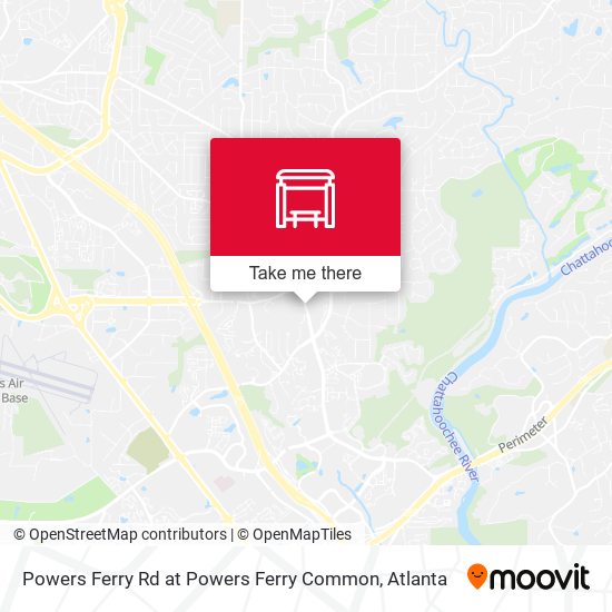Powers Ferry Rd at Powers Ferry Common map