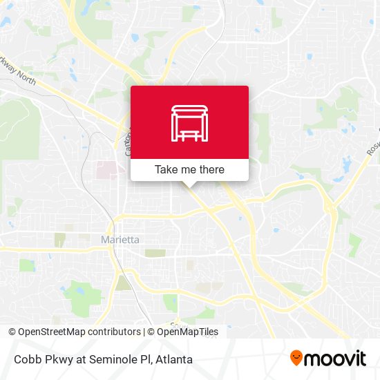 Mapa de Cobb Pkwy at Seminole Pl
