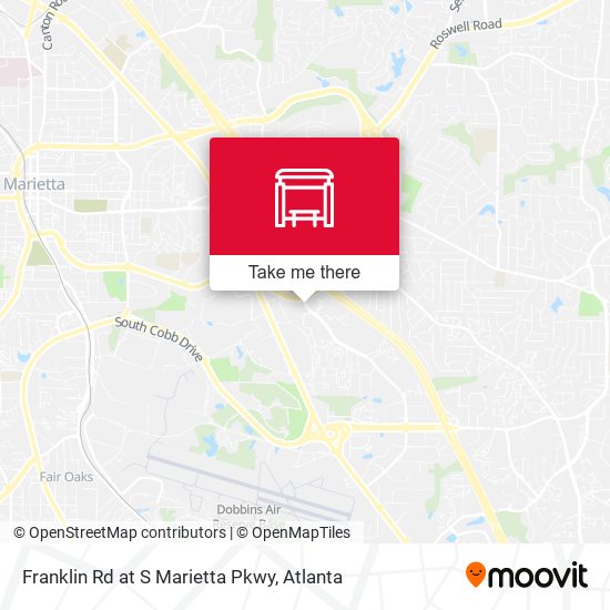 Franklin Rd at S Marietta Pkwy map