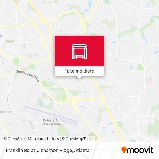 Franklin Rd at Cinnamon Ridge map
