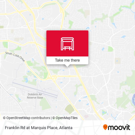 Mapa de Franklin Rd at Marquis Place