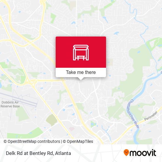 Delk Rd at Bentley Rd map