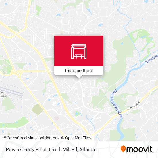 Mapa de Powers Ferry Rd at Terrell Mill Rd