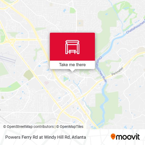 Mapa de Powers Ferry Rd at Windy Hill Rd