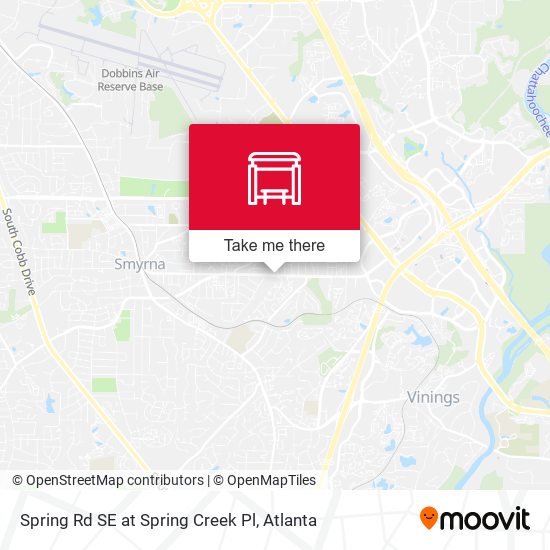 Spring Rd SE at Spring Creek Pl map