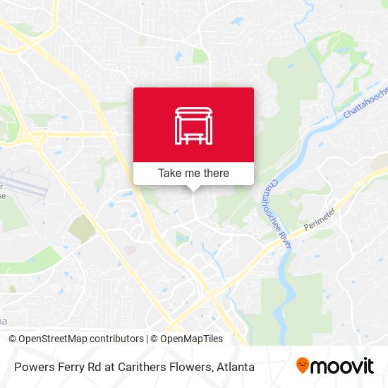 Powers Ferry Rd at Carithers Flowers map