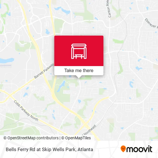 Bells Ferry Rd at Skip Wells Park map