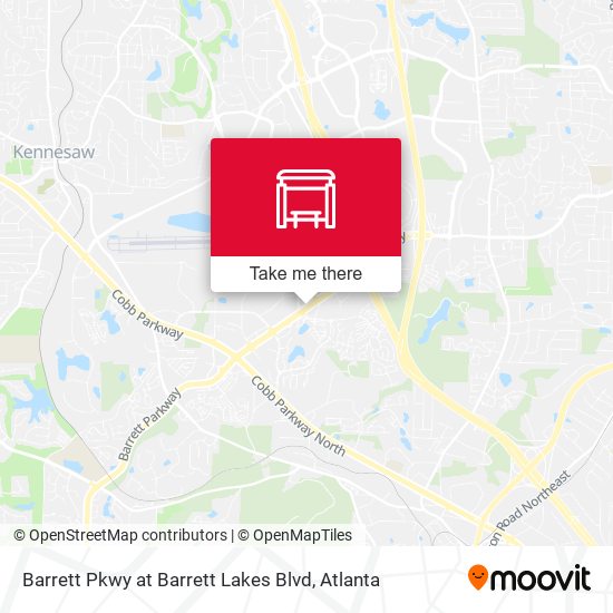 Mapa de Barrett Pkwy at Barrett Lakes Blvd