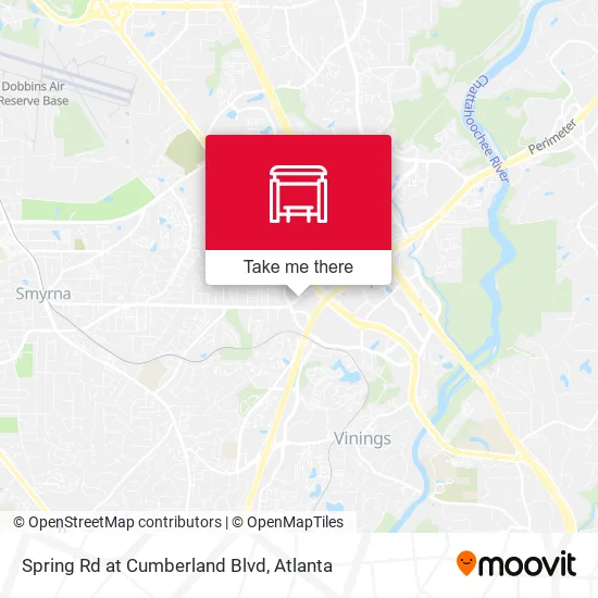 Mapa de Spring Rd at Cumberland Blvd