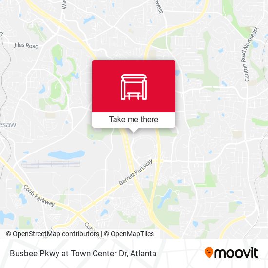 Mapa de Busbee Pkwy at Town Center Dr