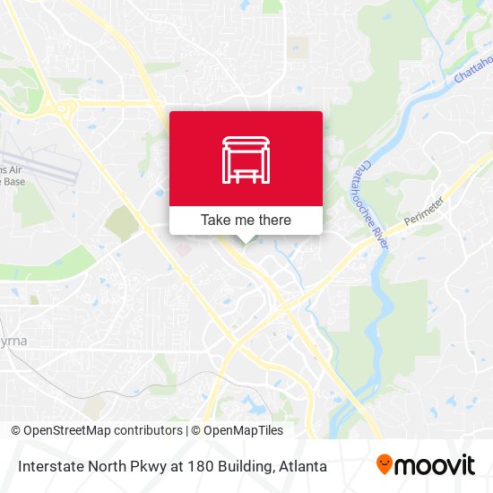 Interstate North Pkwy at 180 Building map