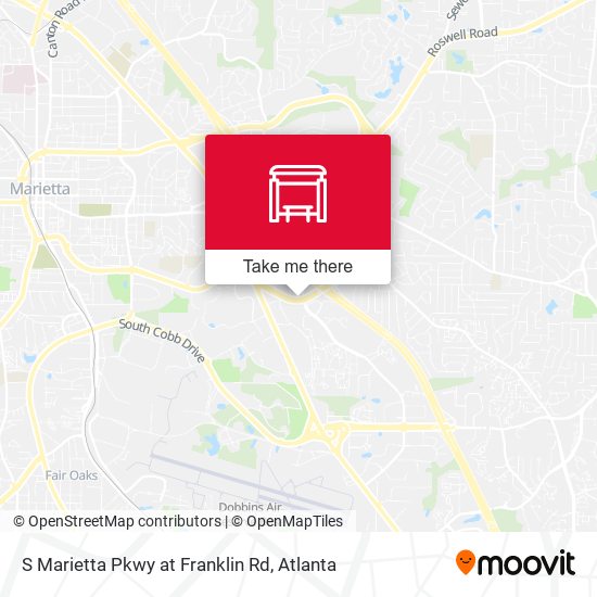 S Marietta Pkwy at Franklin Rd map