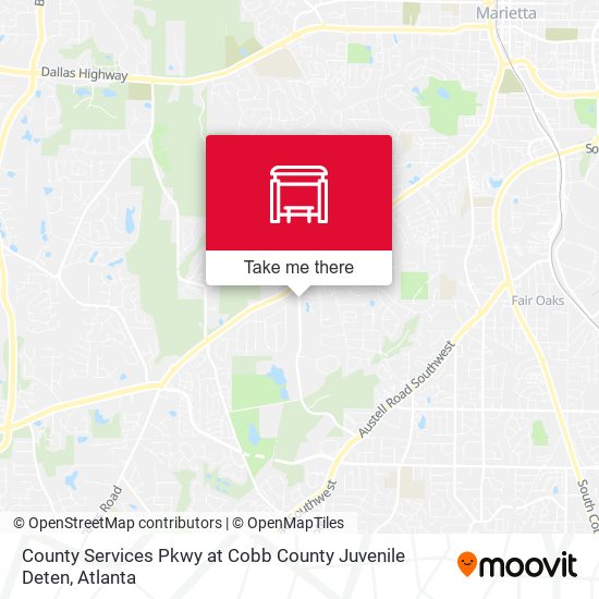 Mapa de County Services Pkwy at Cobb County Juvenile Deten